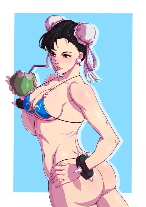 Swap by the Beach ⛱ (Street Fighter) [TSFSingularity , Potemkin] porn comic cover
