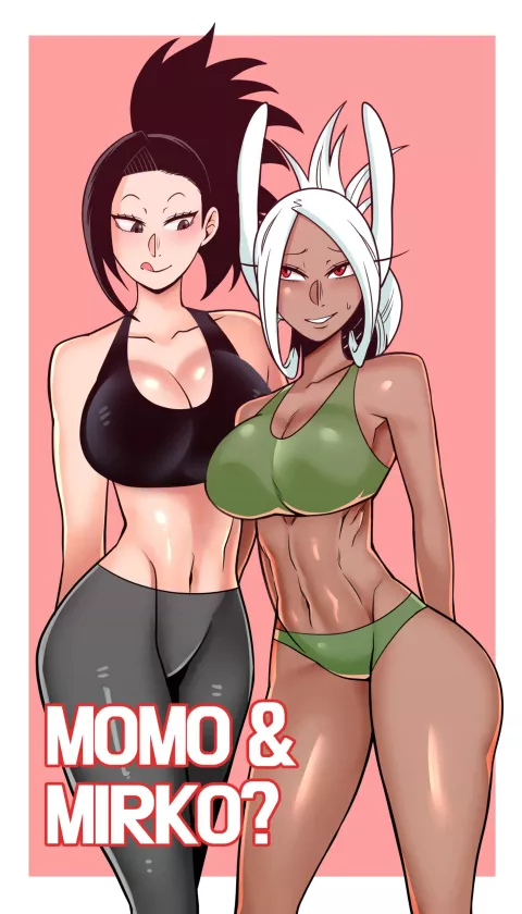 Momo &amp; Mirko? (My Hero Academia) [TSFSingularity , DeaF] porn comic cover
