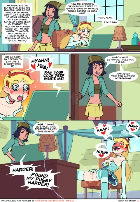 Star vs. Earth (Star VS. The Forces Of Evil) [Incognitymous] porn comic cover