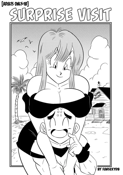 Surprise Visit (Dragon Ball Z) [FunsexyDB] porn comic cover