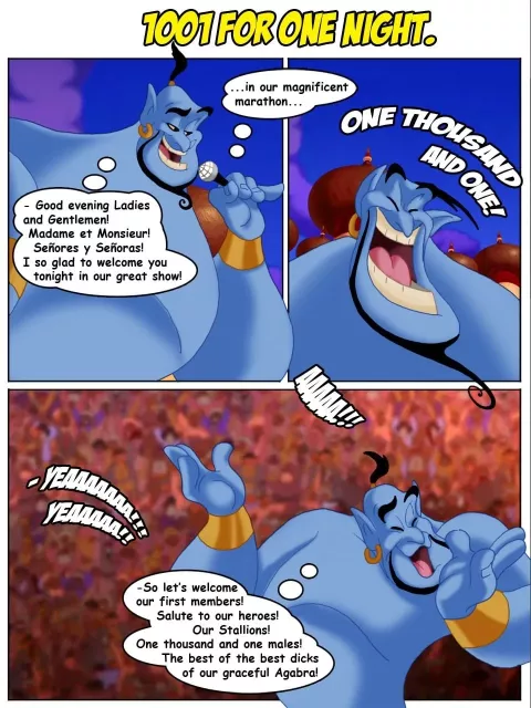 1001 For One Night (Aladdin) [Cartoon Valley] porn comic cover