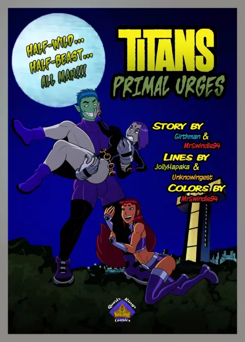 Primal Urges (Teen Titans) [Quartz Kings Comics] porn comic cover