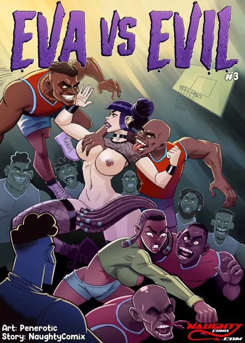 Eva Vs. Evil [NaughtyComix , Penerotic] porn comic cover