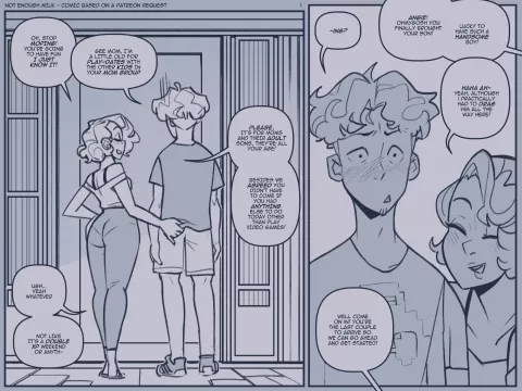 Mom Son Club [NotEnoughMilk] porn comic cover