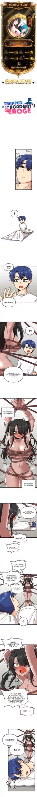 Trapped in a Hentai Game Academy porn comic cover