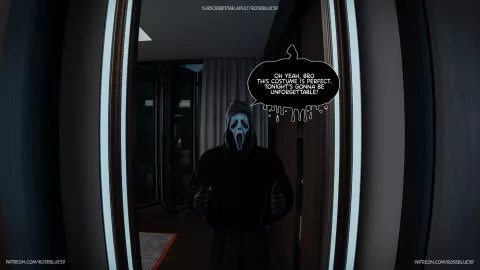 My Neighbor's Widow [Rose Blue 3D] porn comic cover
