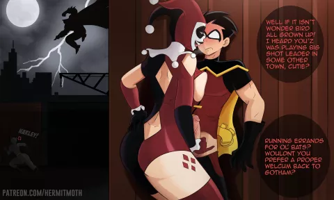 Harley's Ride (Batman) [Hermit Moth] porn comic cover