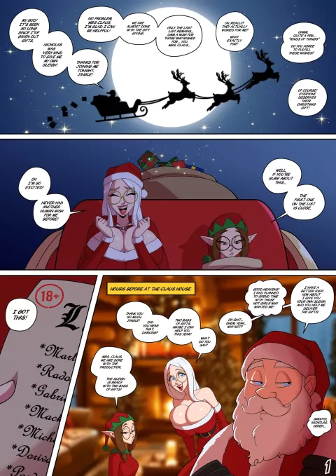Mrs. Claus in: White Christmas! [Parvad] porn comic cover
