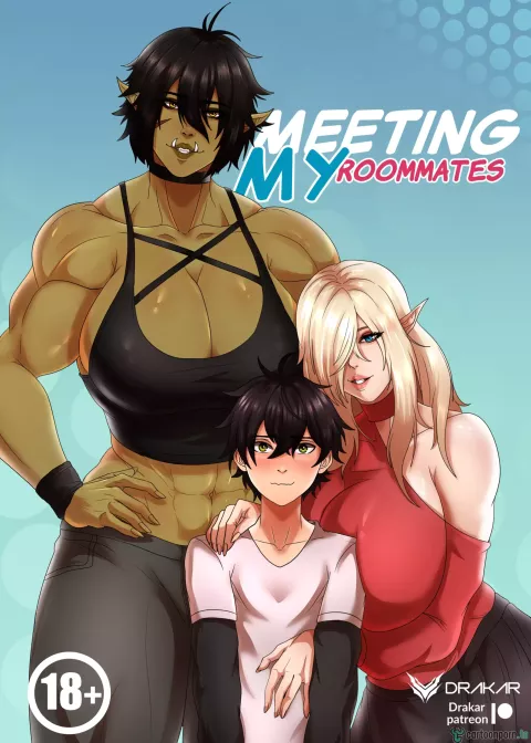 Meeting My Roommates [Drakar] porn comic cover