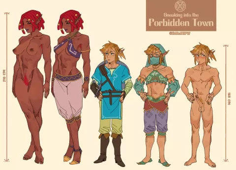 The Legend of Zelda - Forbidden Town -WIP- [GekkoNSFW] porn comic cover