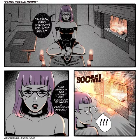Demon Muscle Mommy [Agreeable_Swim_6551] porn comic cover