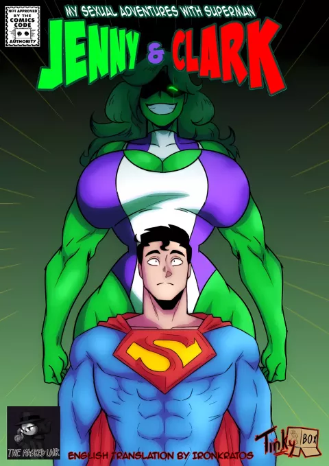 Jenny &amp; Clark: My Sexual Adventures with Superman (Superman &amp; Hulk) [Tinkybox] porn comic cover