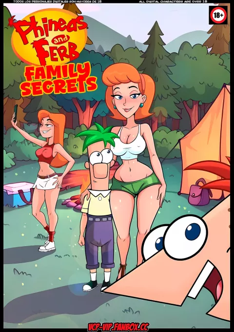 Family Secrets (PHINEAS AND FERB) porn comic cover
