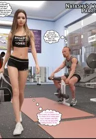 Natasha's Workout [DarkLord] porn comic cover