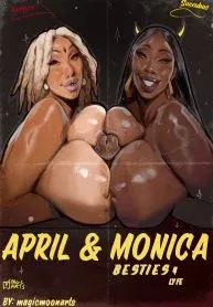 April &amp; Monica: Besties 4 Lyfe [MagicMoons Arts] porn comic cover