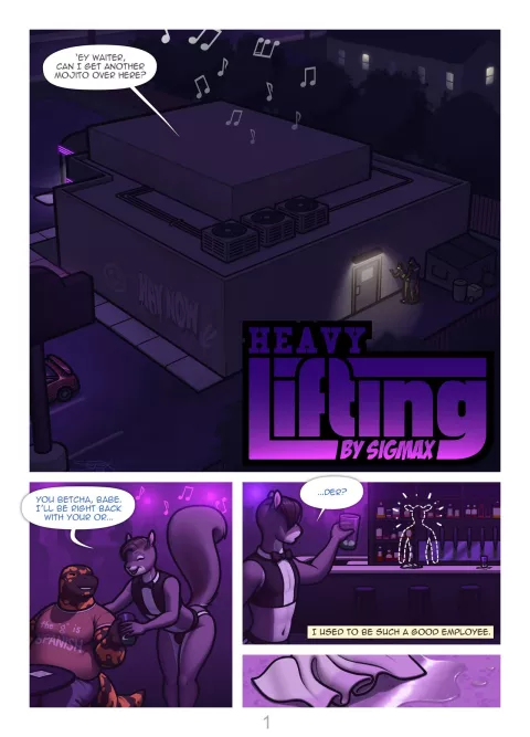 Heavy Lifting comic porn porn comic cover