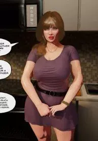 Mom sleeping in my bed while dad’s on business trip [Naughty Brain Comics] porn comic cover