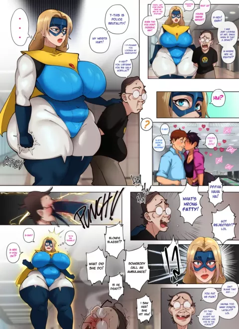 Blonde Blazer! comic porn porn comic cover