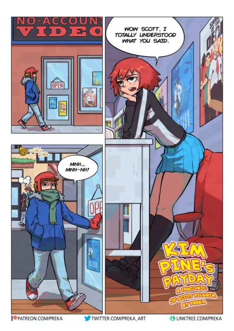 Kim Pine's Payday comic porn porn comic cover