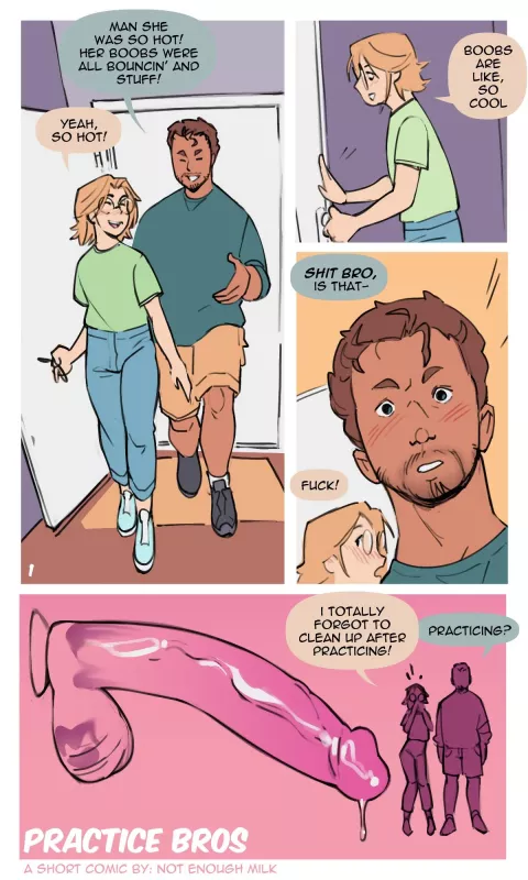 Practice Bros gay manga porn comic cover