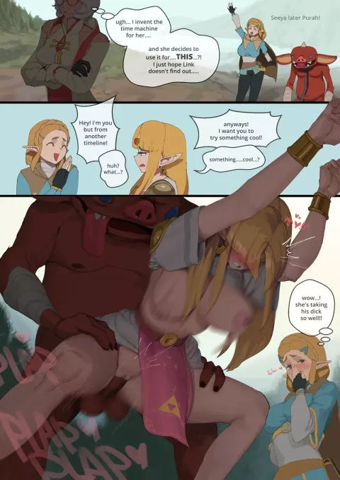 Zeldas x Bokoblin comic porn porn comic cover