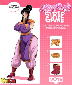 Chi Chi’s strip game (Dragon Ball) [Kogeikun]