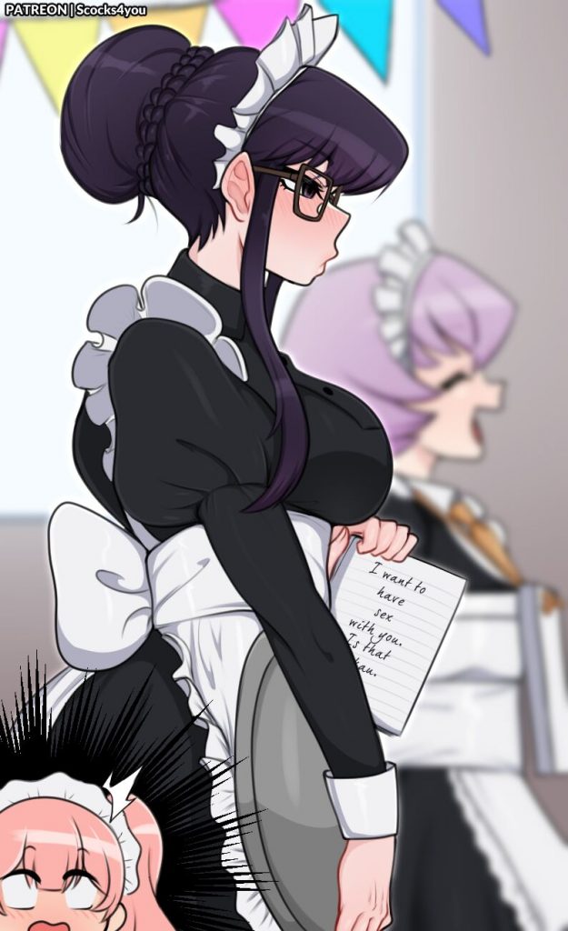 maid komi can't communicate cartoon porn comic