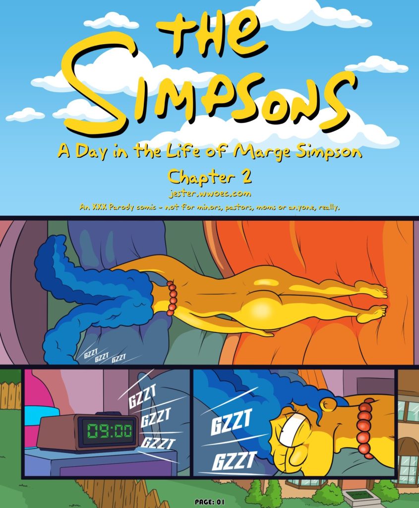 A Day in the Life of Marge (The Simpsons) [Blargsnarf] Porn Comic