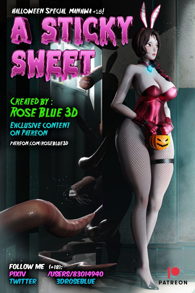 A Sticky Sweet [Rose Blue 3D] Porn Comic