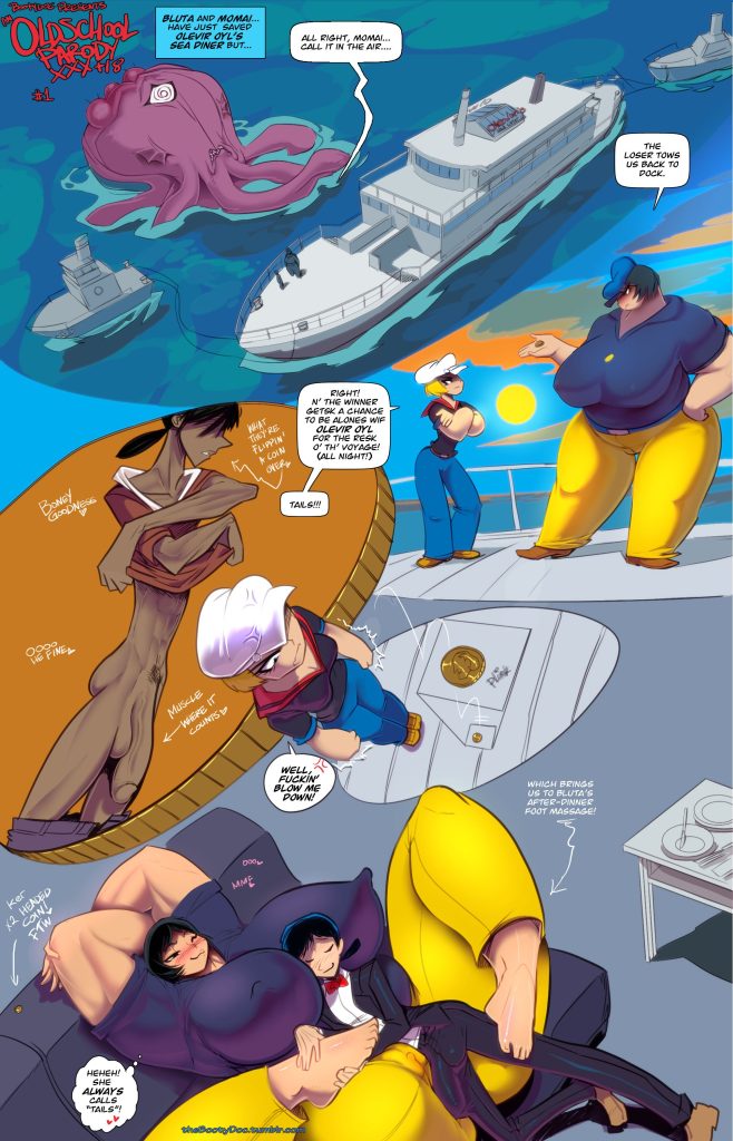 An Old School Parody (Popeye The Sailor) [Fred Perry] Porn Comic