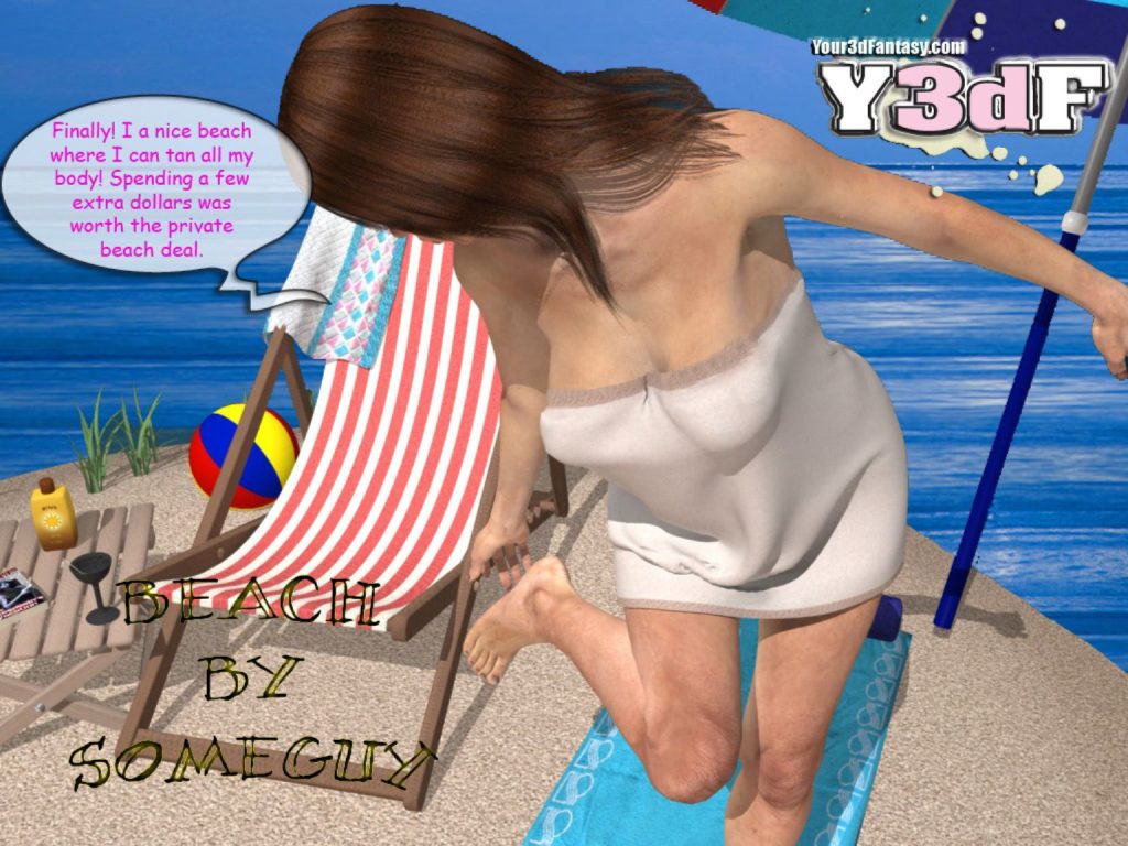 Beach [Y3DF] Porn Comic