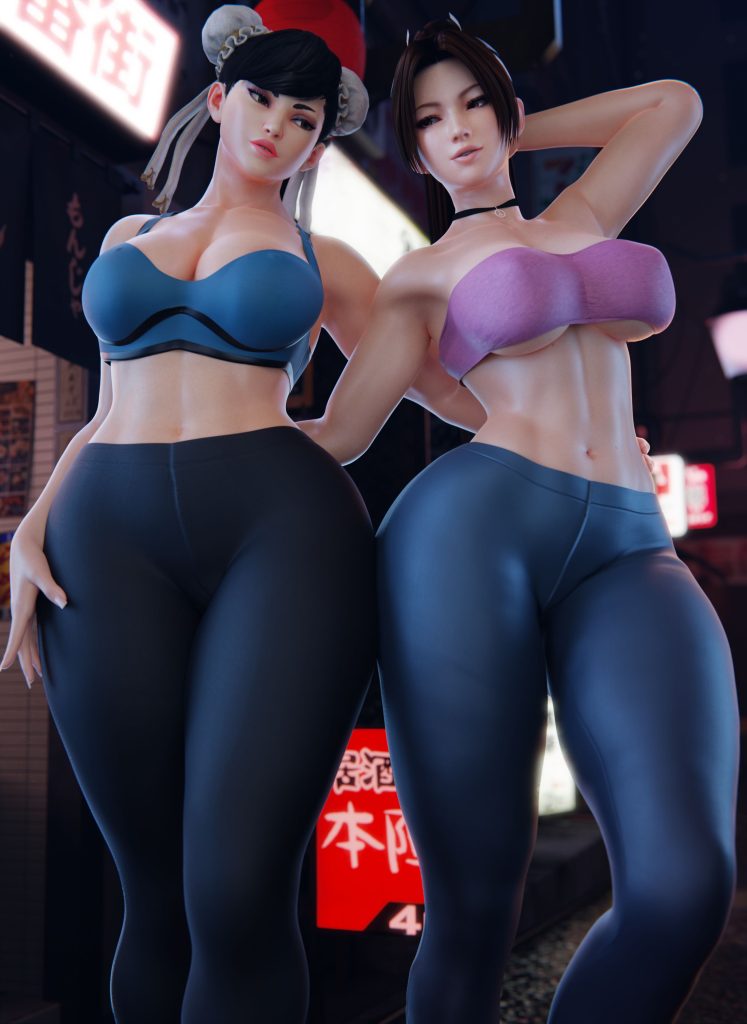 Chun Li & Mai Shiranui (Street Fighter