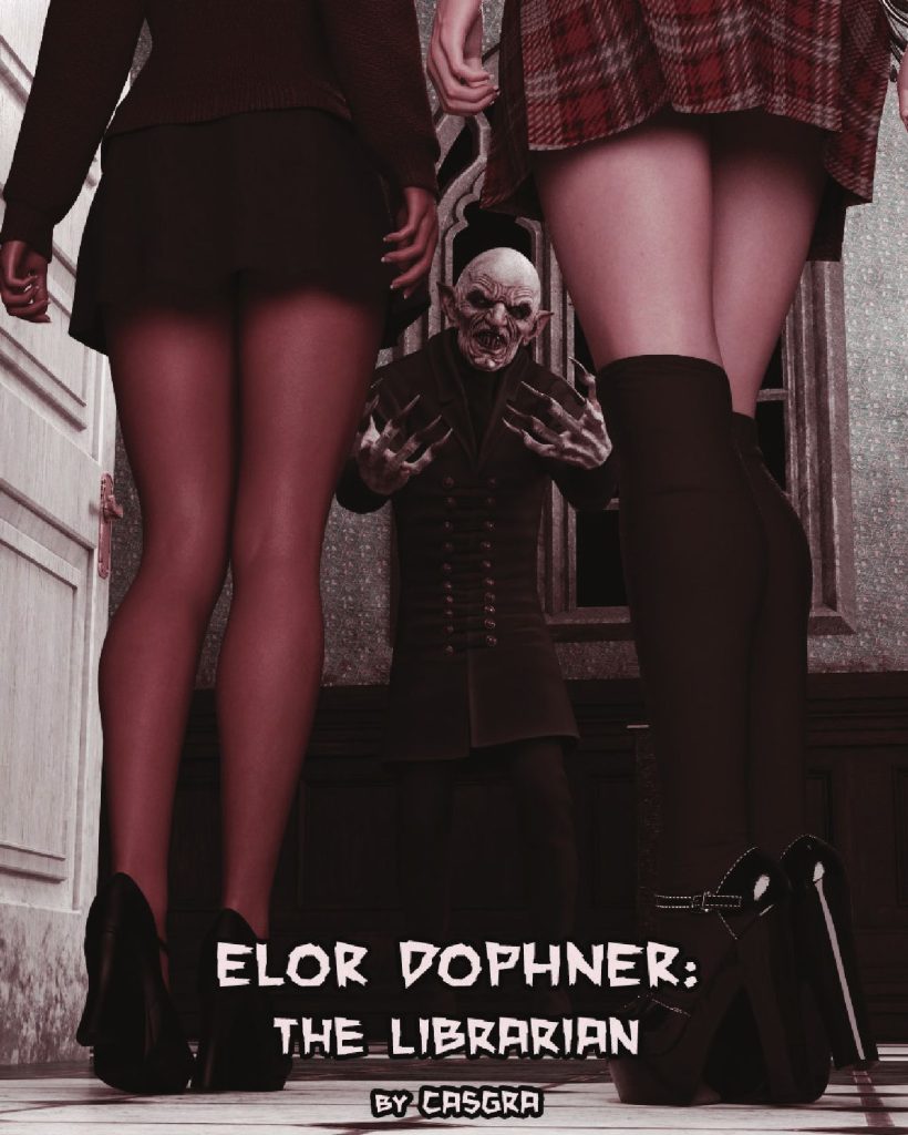 Elor Dophner – The Librarian [Casgra] Porn Comic