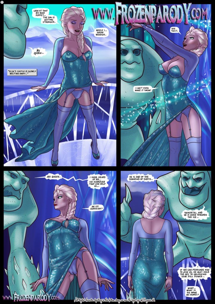 Elsa Meets Jack (Frozen) [FrozenParody] Porn Comic