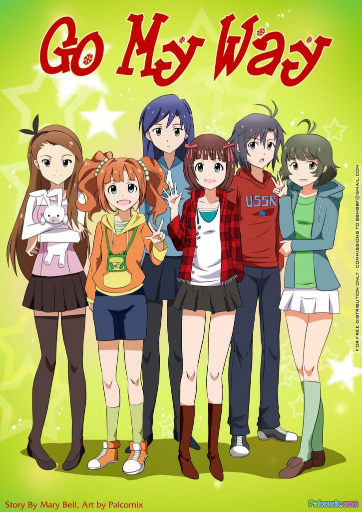 Go My Way (The Idolmaster) [Palcomix] Porn Comic