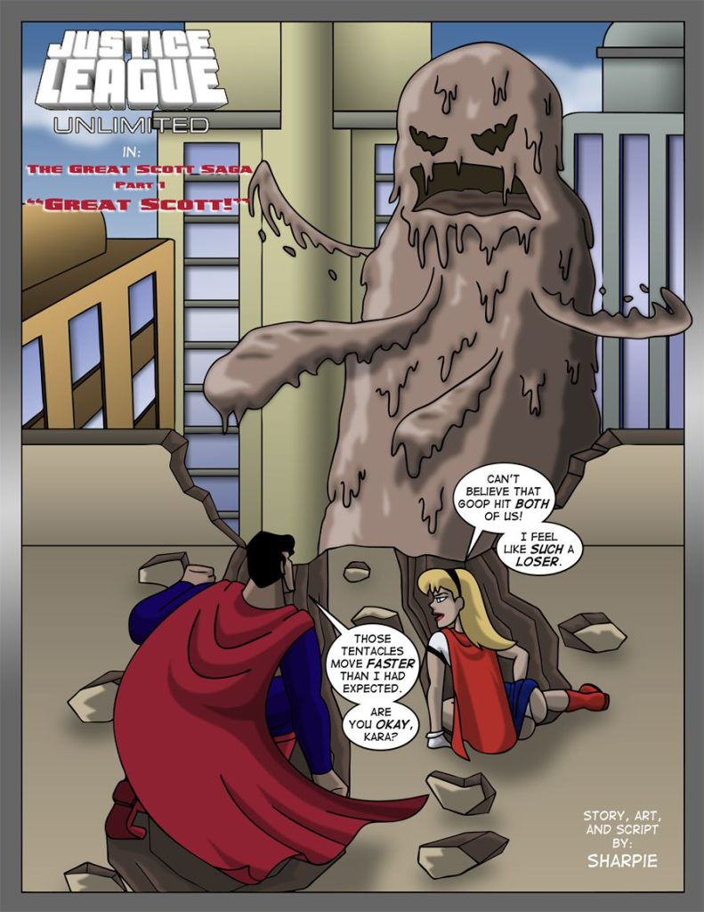 Great Scott Saga (Justice League) [Sharpie] Porn Comic