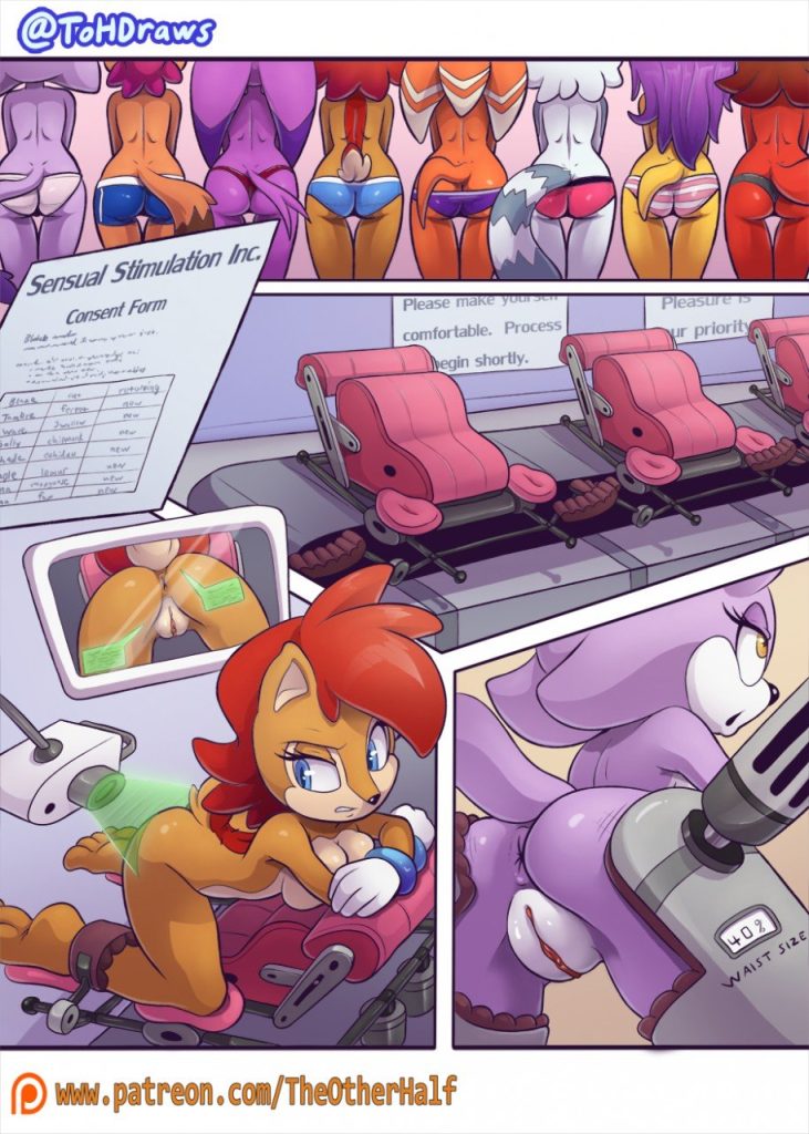 Group Enhancements (Sonic The Hedgehog) [TheOtherHalf] Porn Comic