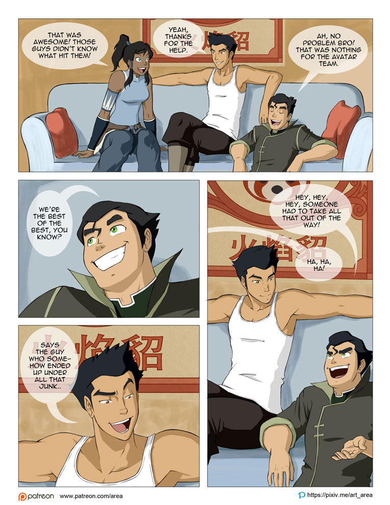 Intimate Meeting (The Legend of Korra) [Area] Porn Comic