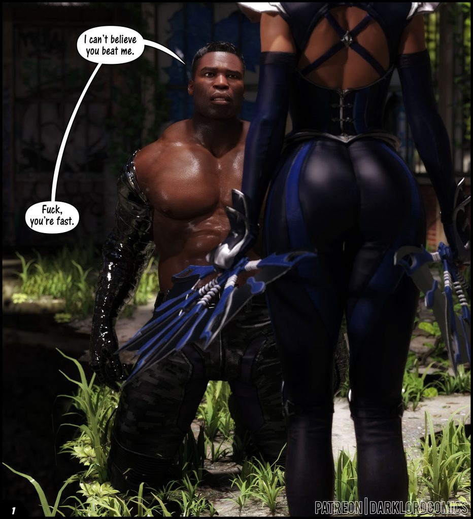 Kitana VS Jax (Mortal Kombat) [Darklord] Porn Comic