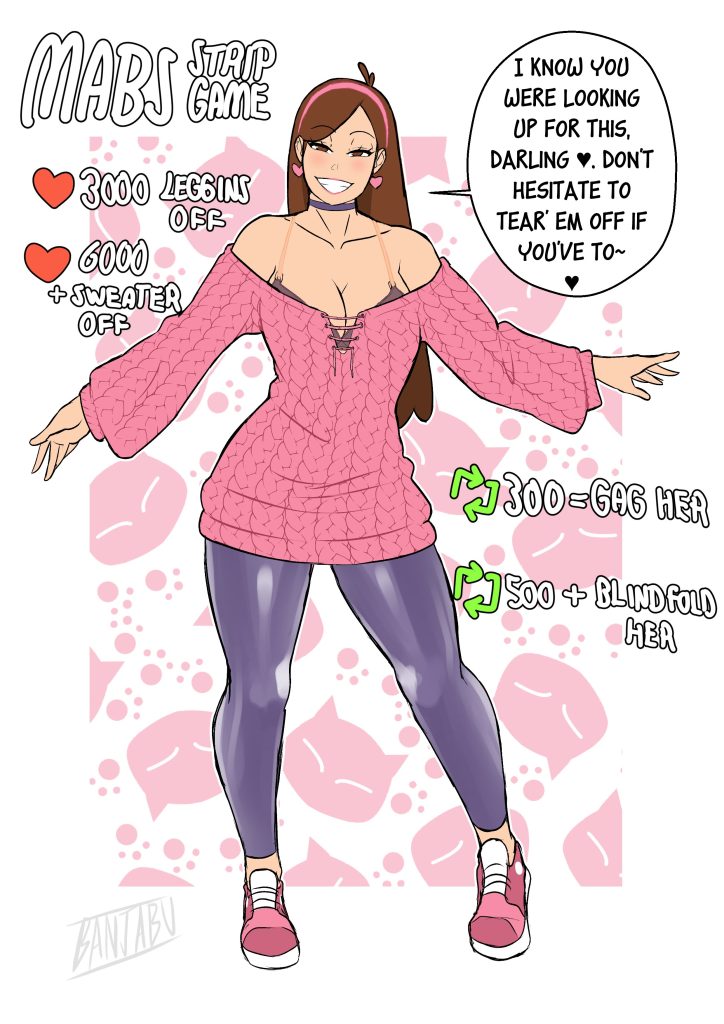 Mabel & Candy Stripgame (Gravity Falls) [Banjabu] Porn Comic