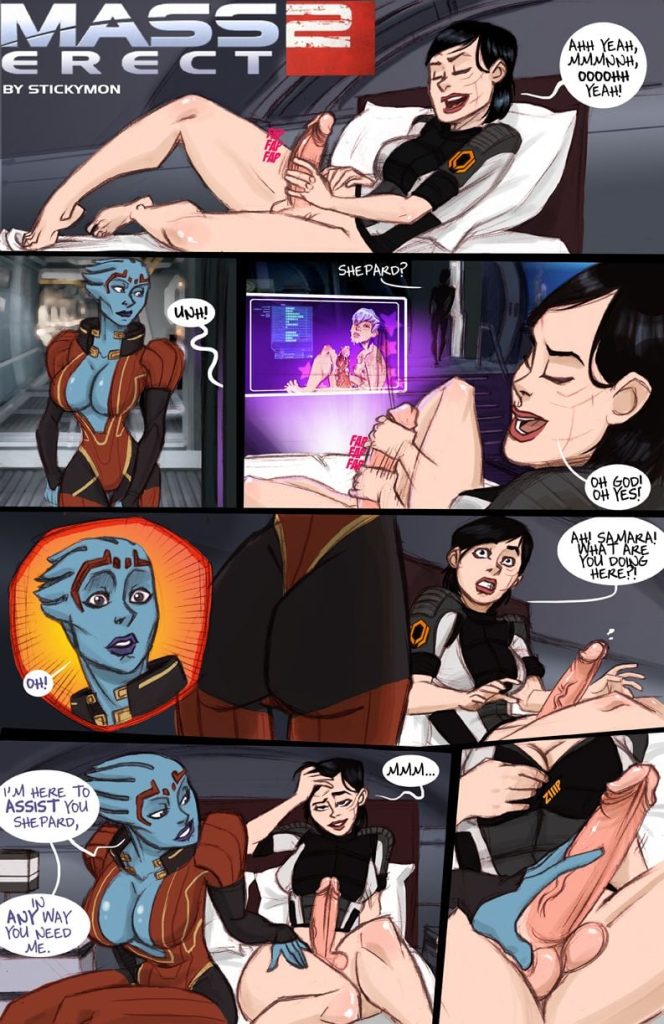 Mass Erect 2 (Mass Effect) [Stickymon] Porn Comic