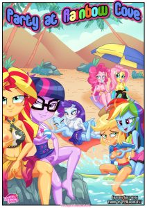 Party at Rainbow Cover (My Little Pony – Equestria Girls) [Palcomix]
