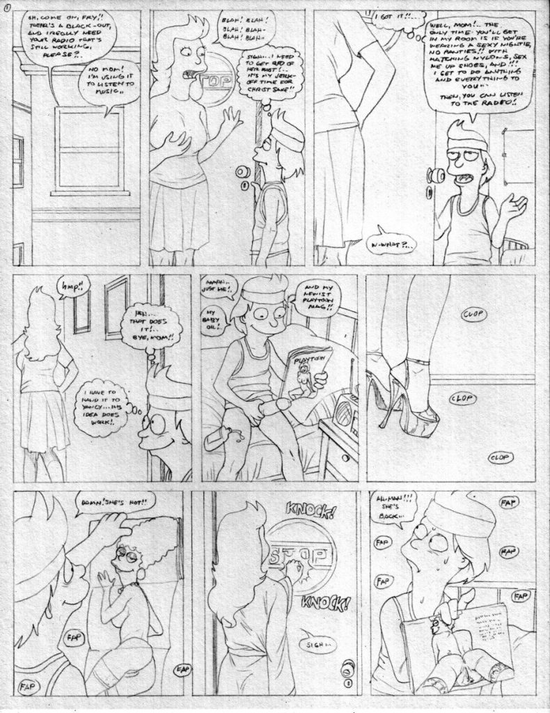 Philip Fry’s Past (Futurama) [Pandoras Box] Porn Comic