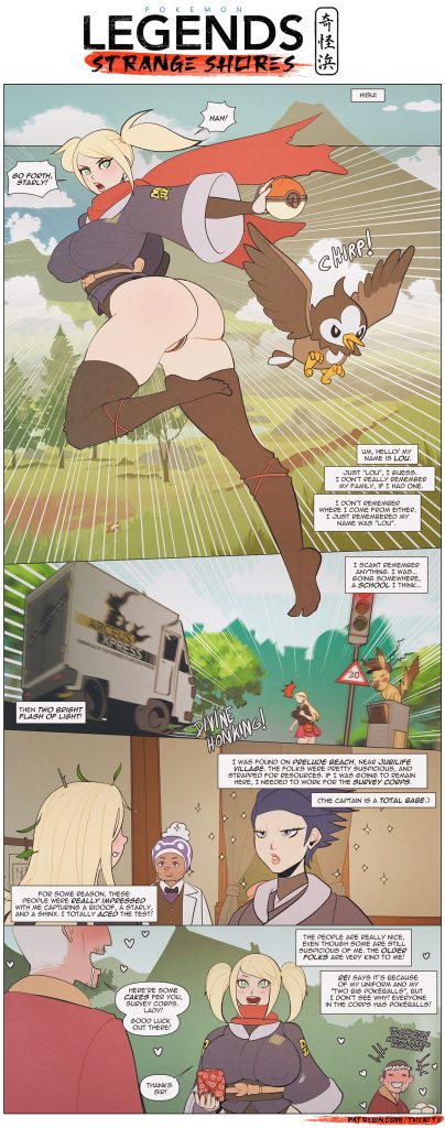 Pokémon Legends: Strange Shores (Pokemon) [The Kite] Porn Comic