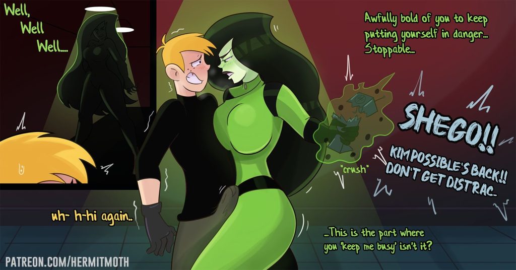 Shego’s Distraction (Kim Possible) [Hermit Moth] Porn Comic