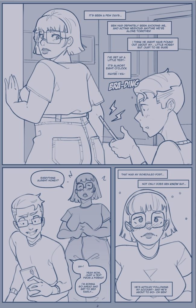 Son Finds Mom Online [NotEnoughMilk] Porn Comic