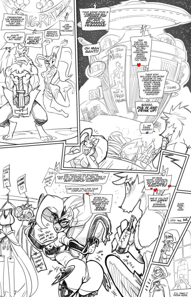 Space vegas (Darkstalkers) [Fred Perry] Porn Comic