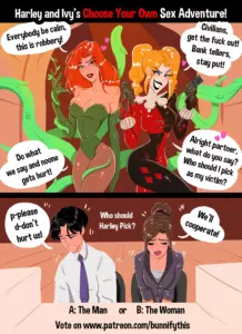 Harley and Ivy’s CYOA comic (Batman) [Bunnify This]