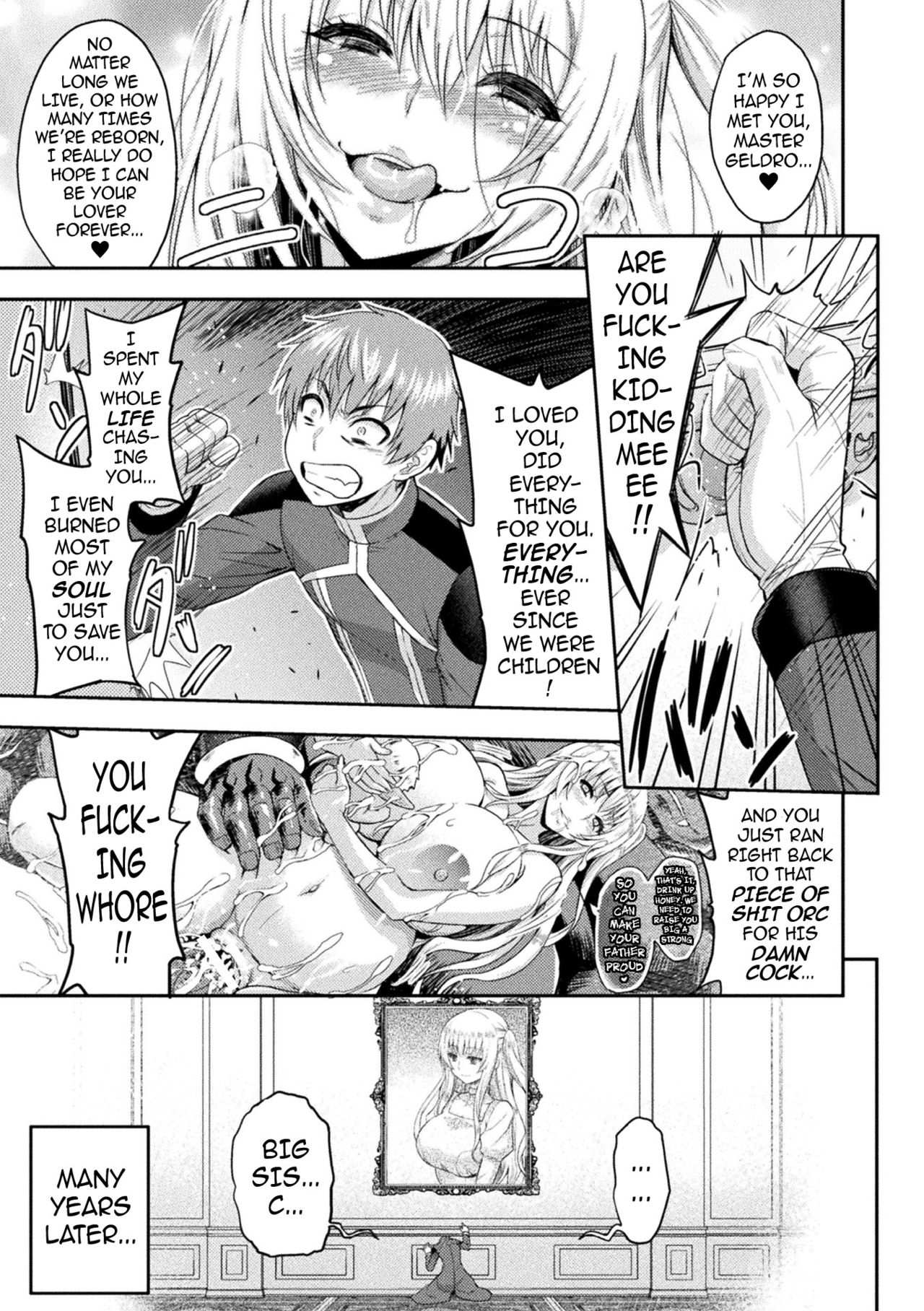 Erona – The Fall of a Beautiful Knight Cursed with the Lewd Mark of an Orc - Chapter 1 — Page 158