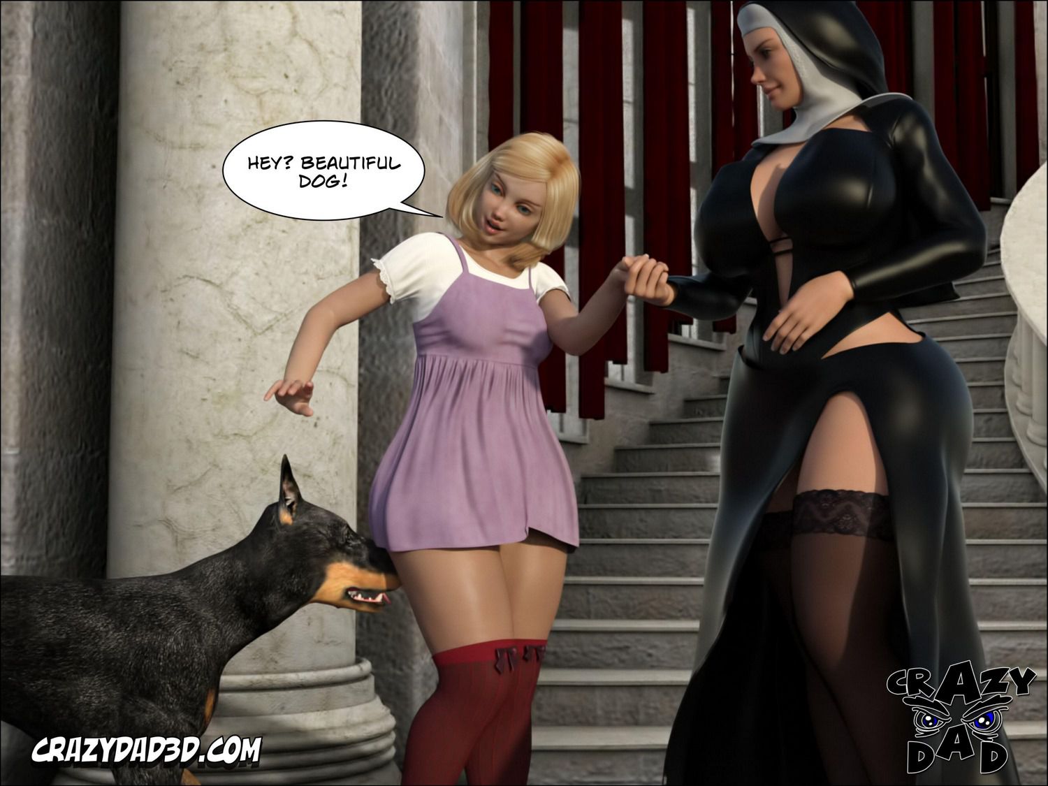 Evil Nun [CrazyDad3D] - Chapter 2 — Page 11